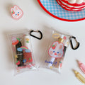 Cute Mini Coin Purse Bag Transparent Portable Card Bag Coin Bag Lipstick Storage Small Simple Pendant Baby Bag