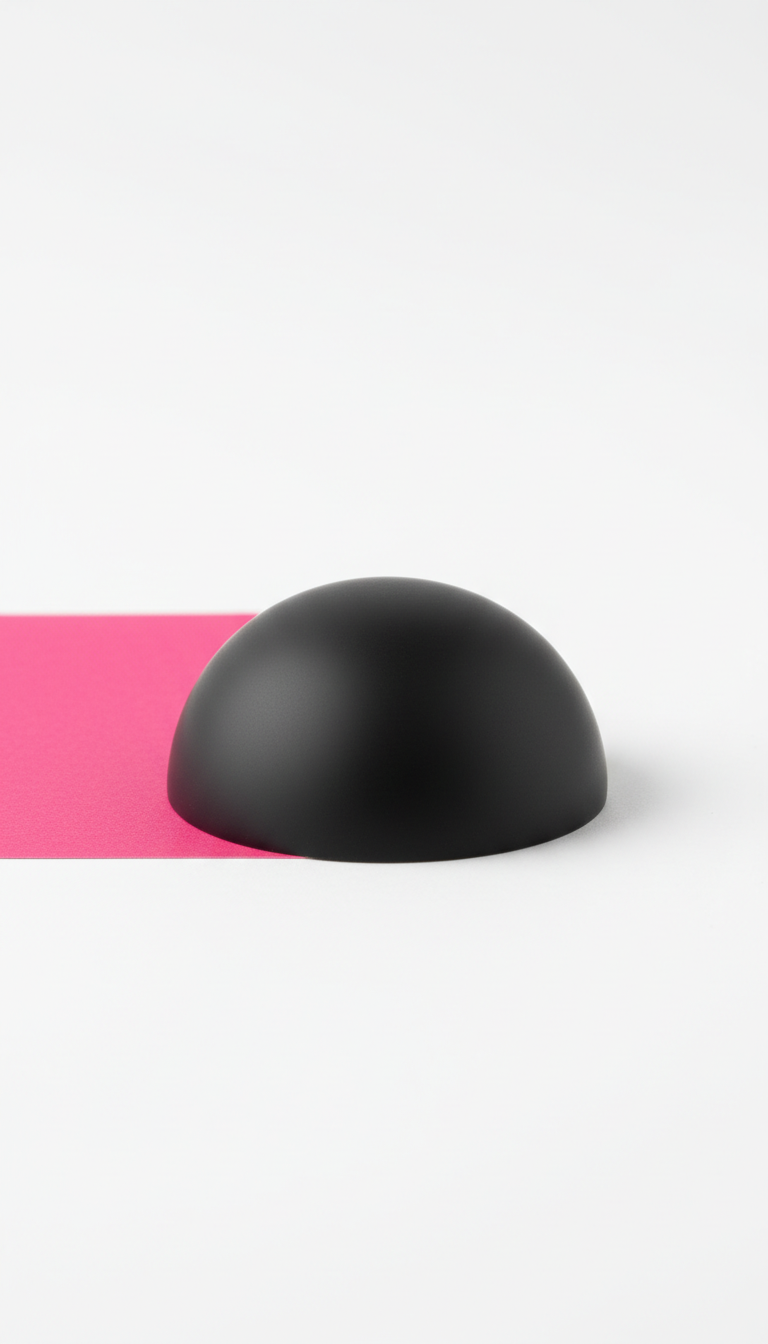 Matte Black Dome Ring
