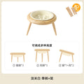 Ceramic Slow Feeding Elevated Cat Bowl Neck Support Cat Food Bowl Pet Ceramic Water Bowl for Cats and Dogs
