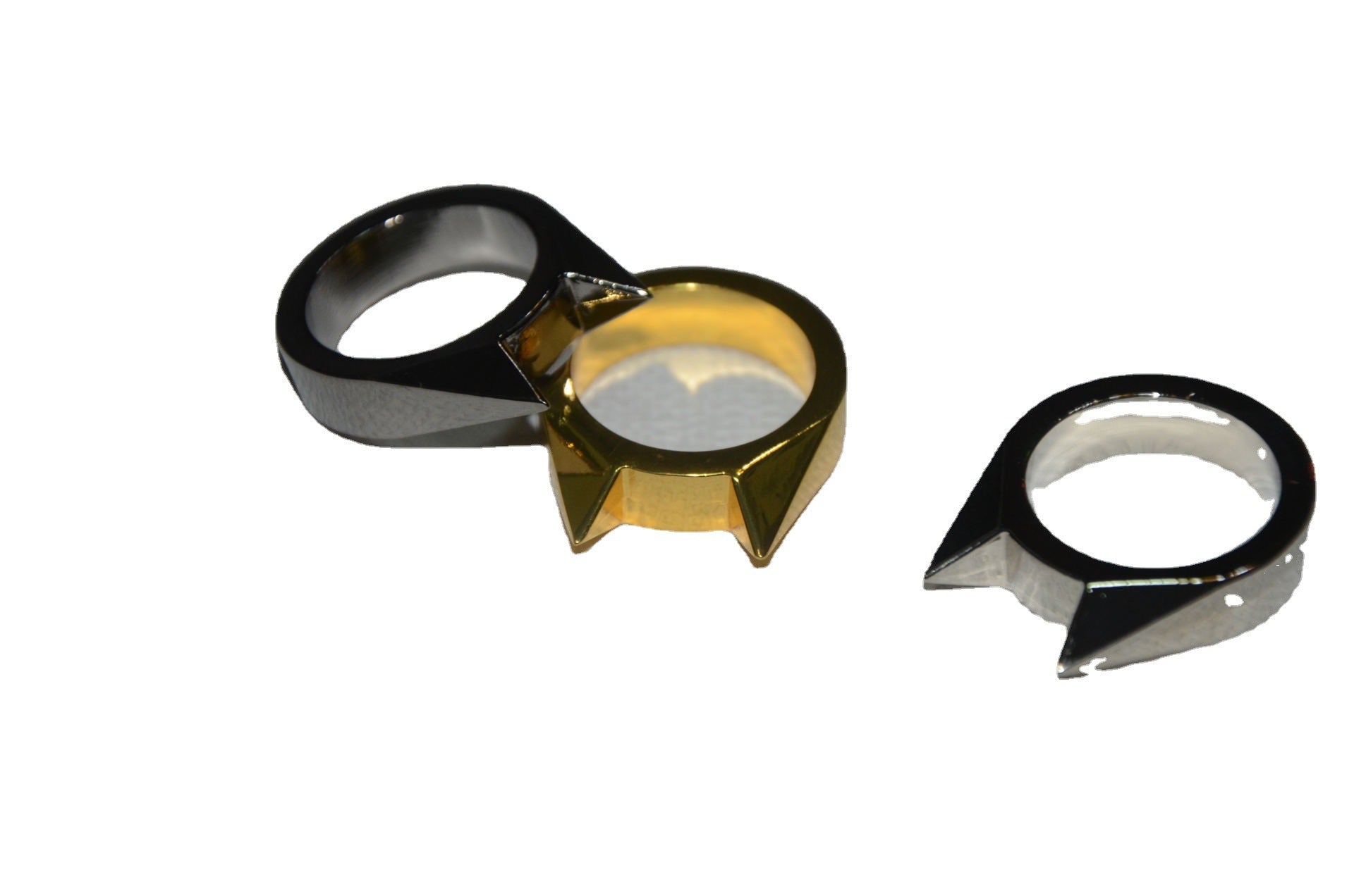 Self-defense Cat Ear Single Finger Ring Window Breaker for Women and Men, Outdoor Safety Tool