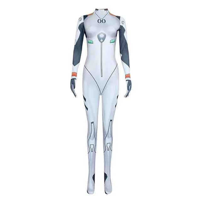 Anime EVA Cosplay Costume Bodysuit Asuka Tights Maillot Ayanami Langley Hallowen Party Cloth