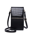 New Mobile Phone Bag Ladies Multi-Function One-Shoulder Diagonal Bag Cover Type Mini Stone Pattern Coin Purse
